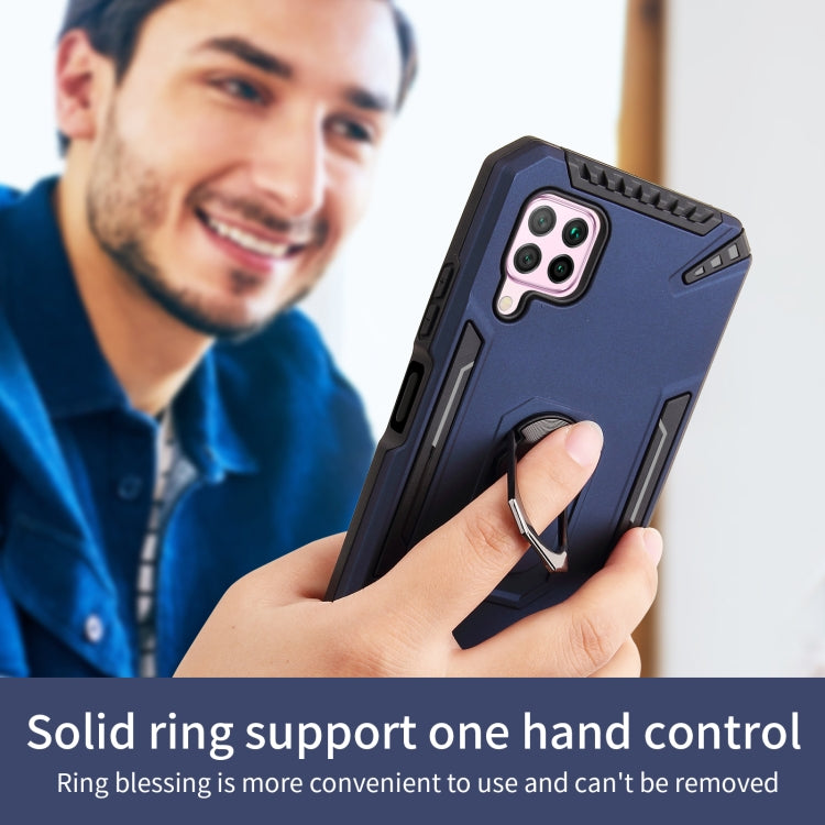 For Huawei nova 6 SE PC + TPU Protective Case with 360 Degrees Rotatable Ring Holder