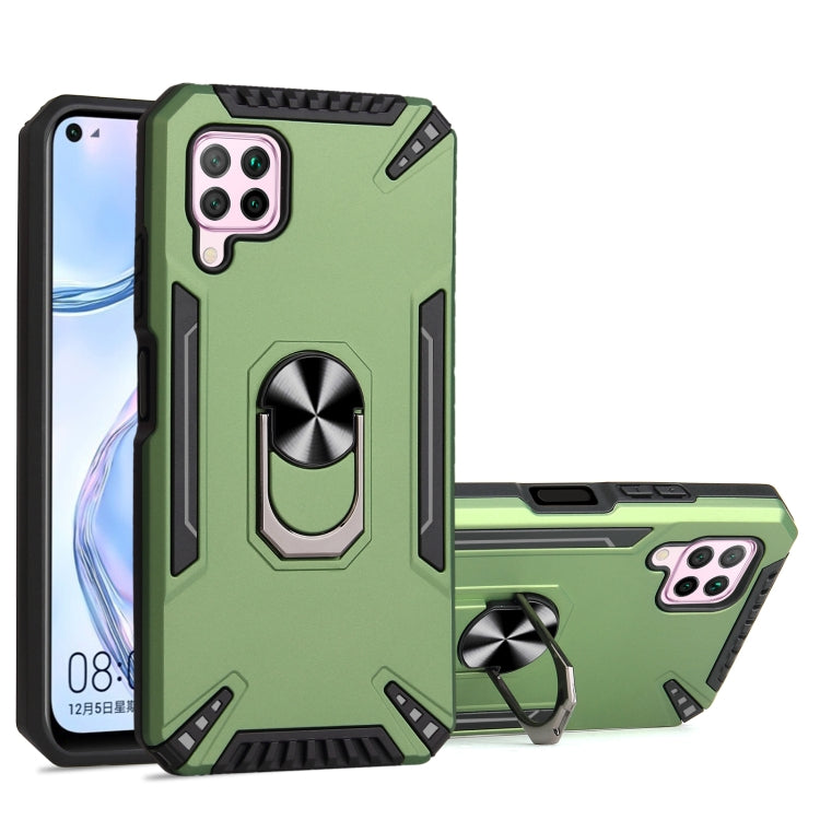 For Huawei nova 6 SE PC + TPU Protective Case with 360 Degrees Rotatable Ring Holder