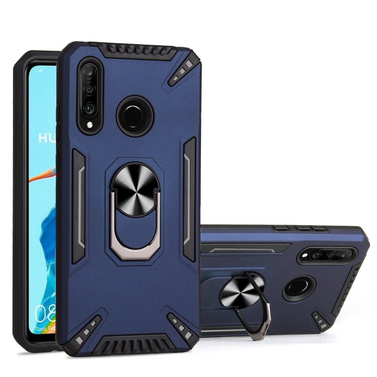 For Huawei P30 lite PC + TPU Protective Case with 360 Degrees Rotatable Ring Holder