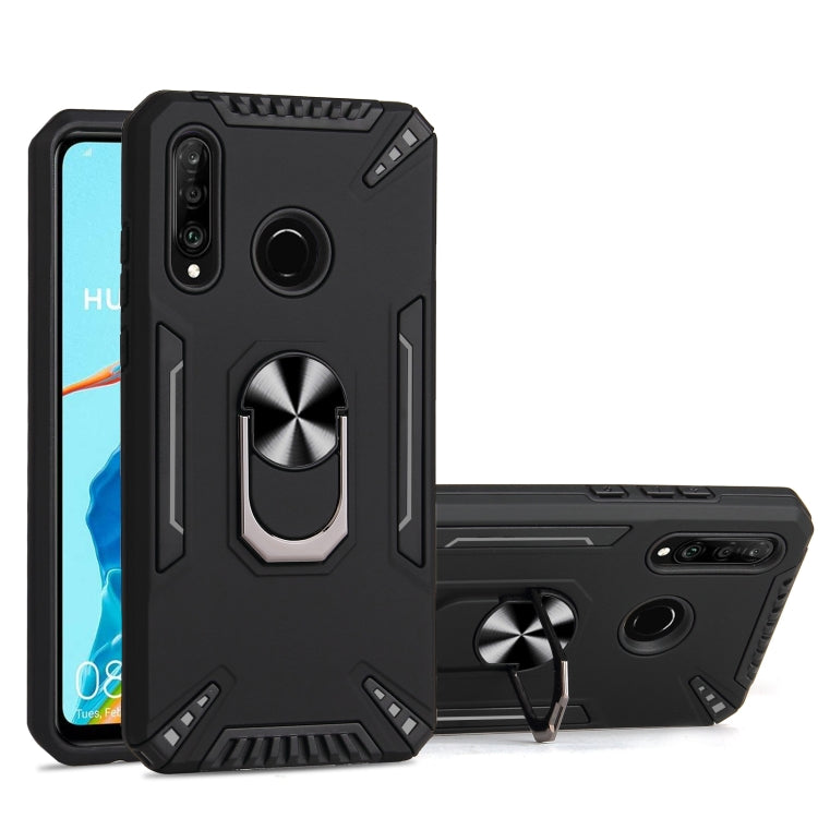 For Huawei P30 lite PC + TPU Protective Case with 360 Degrees Rotatable Ring Holder