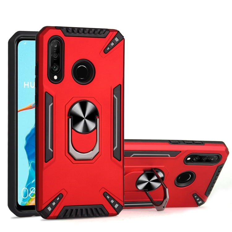 For Huawei P30 lite PC + TPU Protective Case with 360 Degrees Rotatable Ring Holder