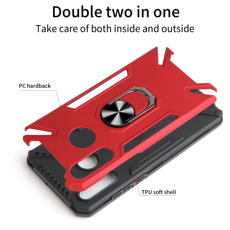 For Huawei P30 lite PC + TPU Protective Case with 360 Degrees Rotatable Ring Holder