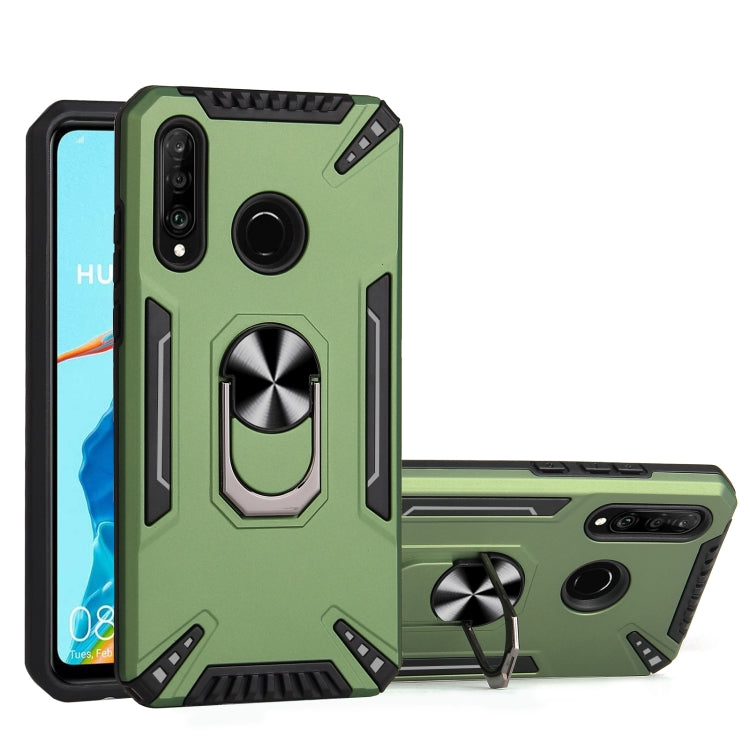 For Huawei P30 lite PC + TPU Protective Case with 360 Degrees Rotatable Ring Holder