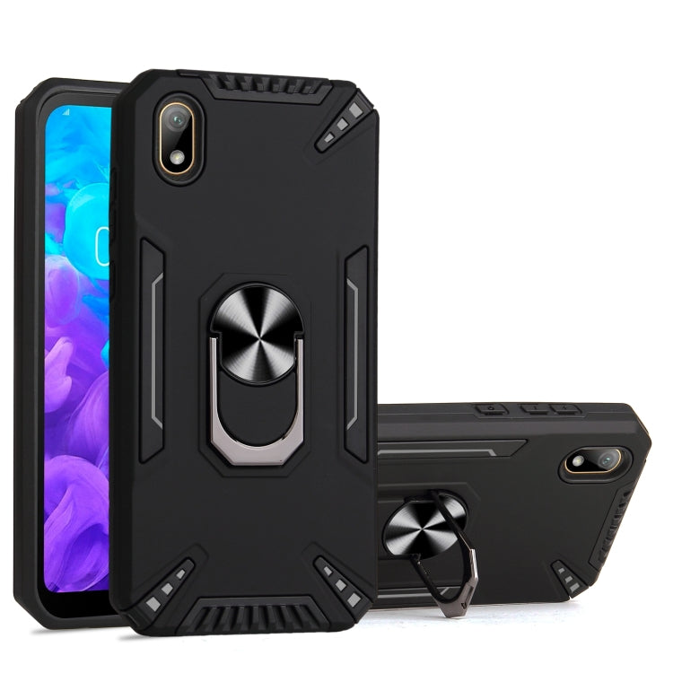 For Huawei Y5 2019 PC + TPU Protective Case with 360 Degrees Rotatable Ring Holder