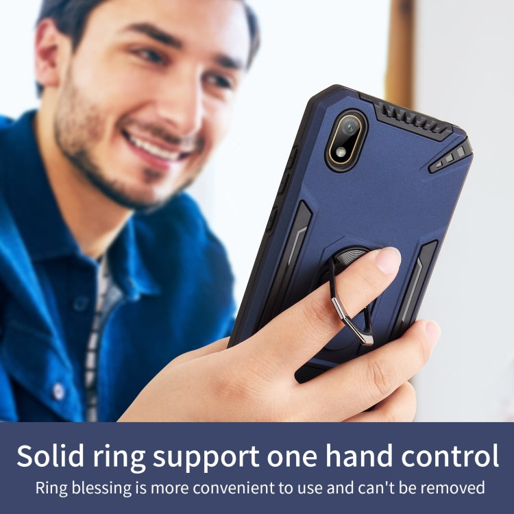 For Huawei Y5 2019 PC + TPU Protective Case with 360 Degrees Rotatable Ring Holder