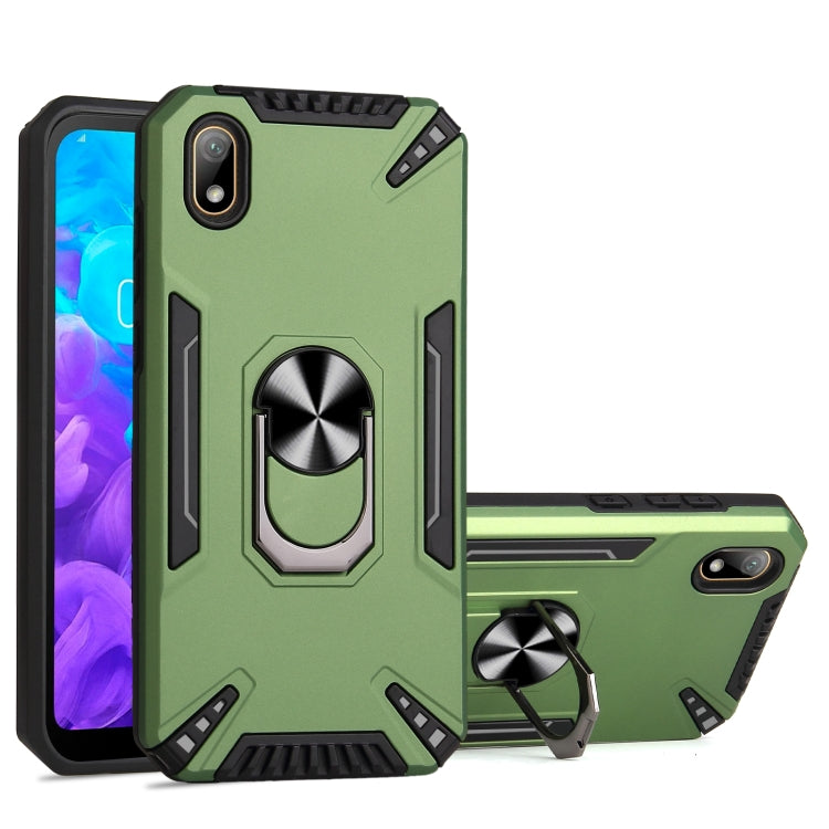 For Huawei Y5 2019 PC + TPU Protective Case with 360 Degrees Rotatable Ring Holder