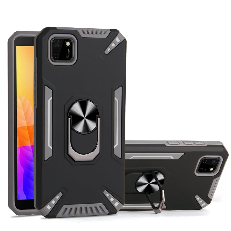 For Huawei Y5p PC + TPU Protective Case with 360 Degrees Rotatable Ring Holder