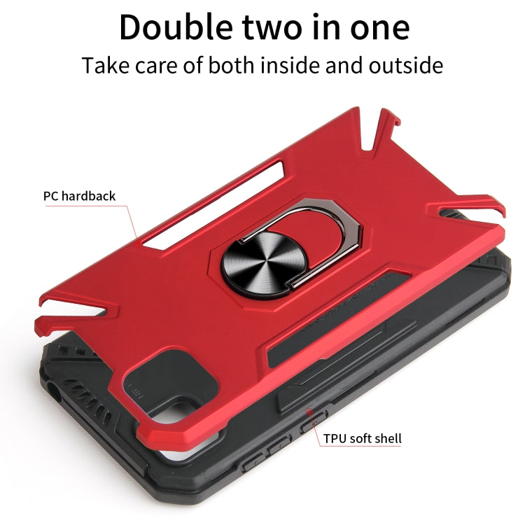 For Huawei Y5p PC + TPU Protective Case with 360 Degrees Rotatable Ring Holder