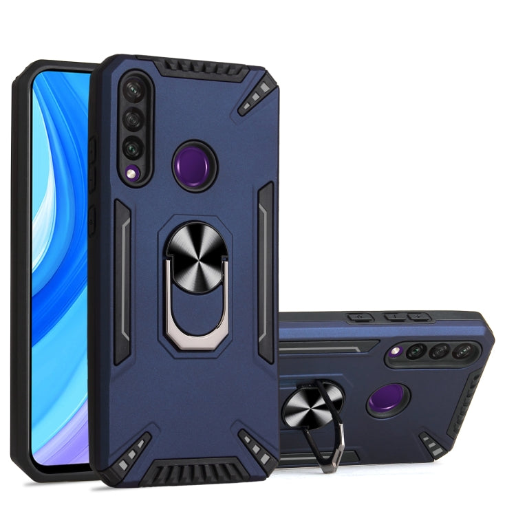 For Huawei Y6p PC + TPU Protective Case with 360 Degrees Rotatable Ring Holder