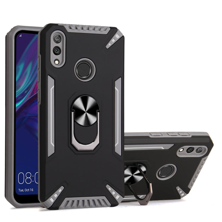 For Huawei Y7 2019 PC + TPU Protective Case with 360 Degrees Rotatable Ring Holder