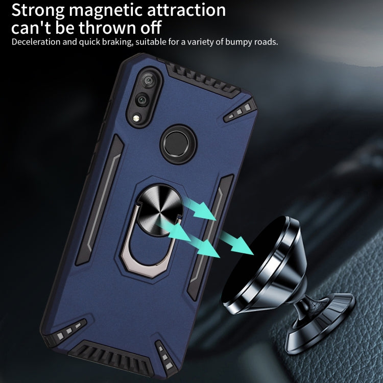 For Huawei Y7 2019 PC + TPU Protective Case with 360 Degrees Rotatable Ring Holder