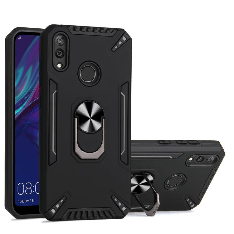 For Huawei Y7 2019 PC + TPU Protective Case with 360 Degrees Rotatable Ring Holder