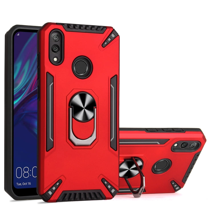 For Huawei Y7 2019 PC + TPU Protective Case with 360 Degrees Rotatable Ring Holder