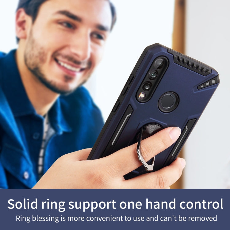 For Huawei Y7p PC + TPU Protective Case with 360 Degrees Rotatable Ring Holder