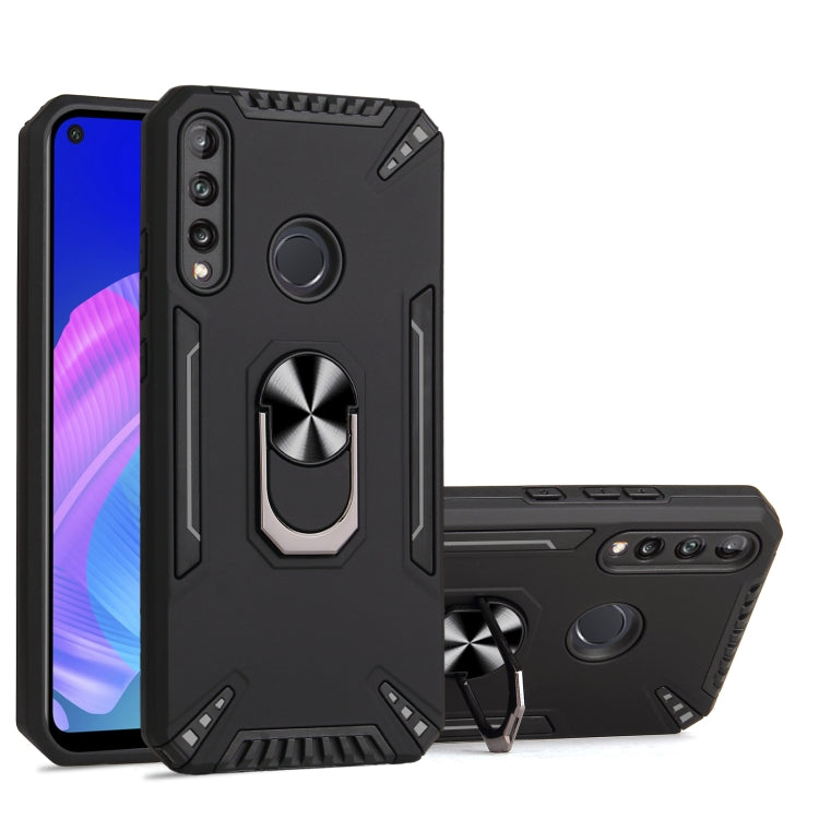 For Huawei Y7p PC + TPU Protective Case with 360 Degrees Rotatable Ring Holder