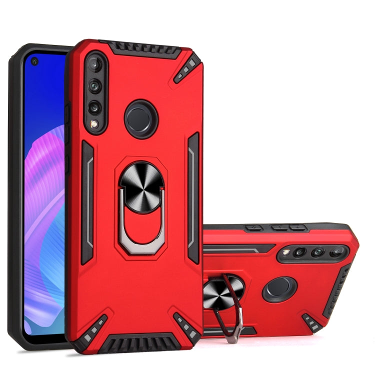 For Huawei Y7p PC + TPU Protective Case with 360 Degrees Rotatable Ring Holder