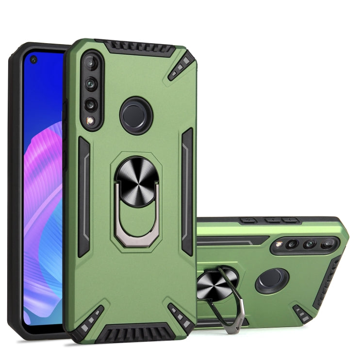 For Huawei Y7p PC + TPU Protective Case with 360 Degrees Rotatable Ring Holder