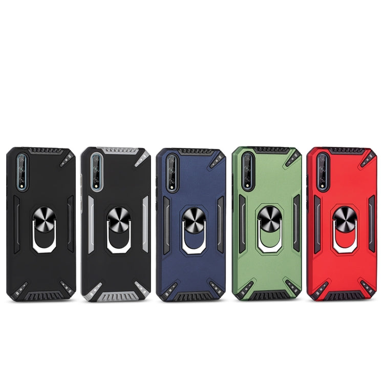 For Huawei Y8p PC + TPU Protective Case with 360 Degrees Rotatable Ring Holder