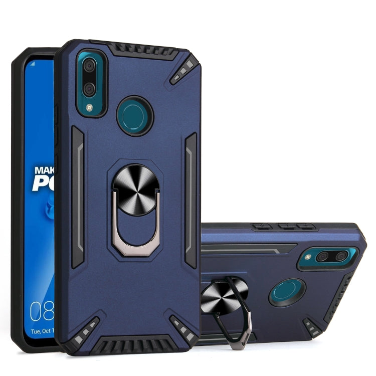 For Huawei Y9 2019 PC + TPU Protective Case with 360 Degrees Rotatable Ring Holder
