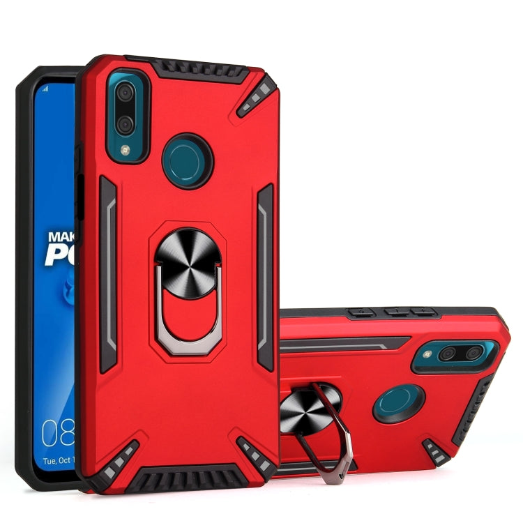 For Huawei Y9 2019 PC + TPU Protective Case with 360 Degrees Rotatable Ring Holder