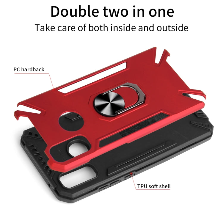 For Huawei Y9 2019 PC + TPU Protective Case with 360 Degrees Rotatable Ring Holder