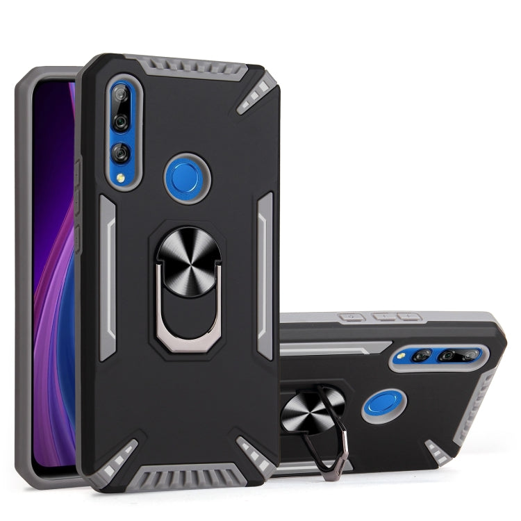 For Huawei Y9 Prime 2019 PC + TPU Protective Case with 360 Degrees Rotatable Ring Holder
