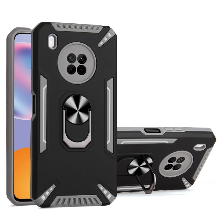 For Huawei Y9a PC + TPU Protective Case with 360 Degrees Rotatable Ring Holder