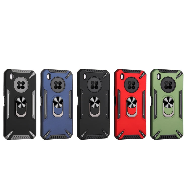 For Huawei Y9a PC + TPU Protective Case with 360 Degrees Rotatable Ring Holder