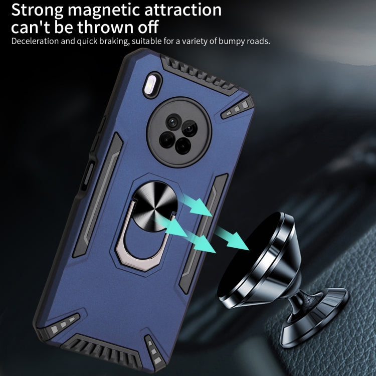 For Huawei Y9a PC + TPU Protective Case with 360 Degrees Rotatable Ring Holder