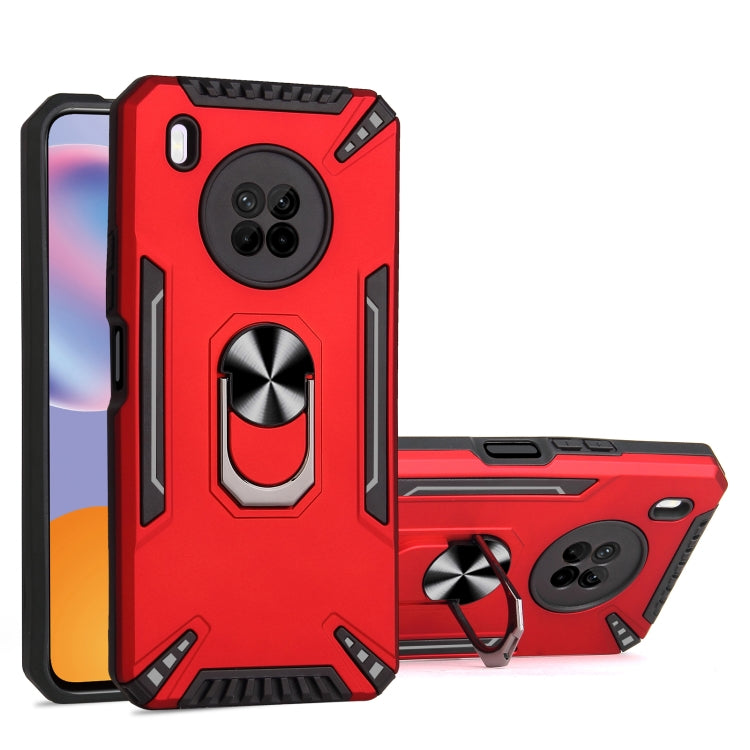 For Huawei Y9a PC + TPU Protective Case with 360 Degrees Rotatable Ring Holder