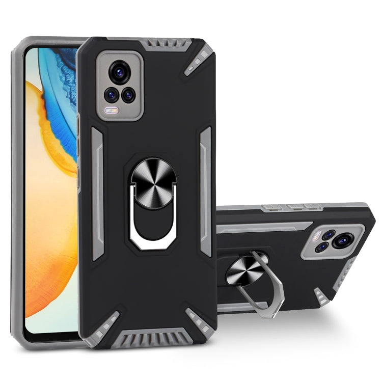 For vivo V20 PC + TPU Protective Case with 360 Degrees Rotatable Ring Holder