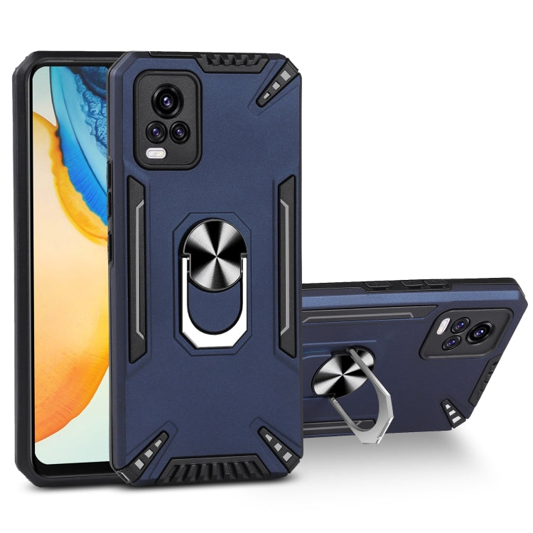 For vivo V20 PC + TPU Protective Case with 360 Degrees Rotatable Ring Holder