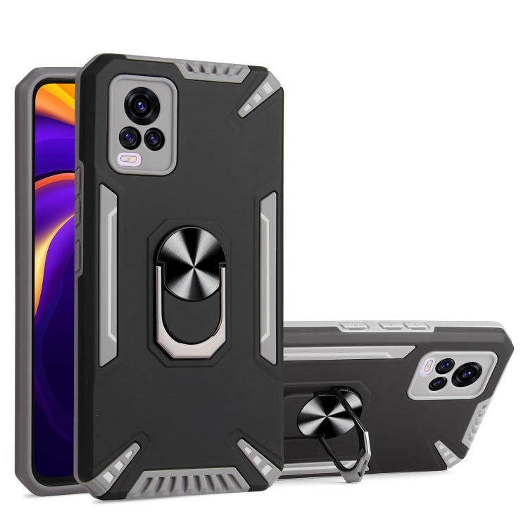 For vivo V20 Pro PC + TPU Protective Case with 360 Degrees Rotatable Ring Holder