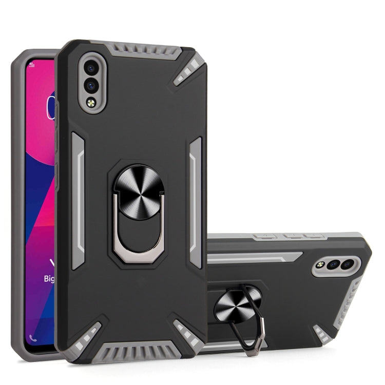 For vivo Y93 PC + TPU Protective Case with 360 Degrees Rotatable Ring Holder