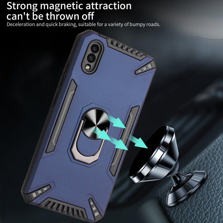 For vivo Y93 PC + TPU Protective Case with 360 Degrees Rotatable Ring Holder