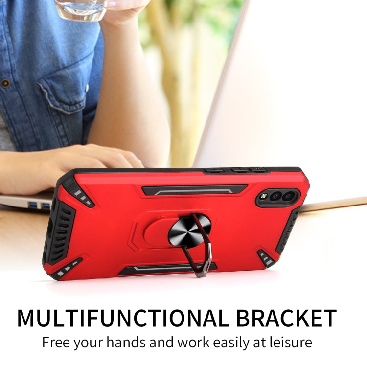 For vivo Y93 PC + TPU Protective Case with 360 Degrees Rotatable Ring Holder