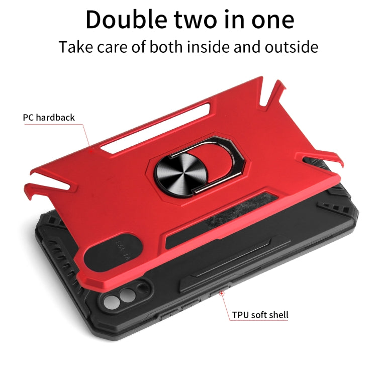 For vivo Y93 PC + TPU Protective Case with 360 Degrees Rotatable Ring Holder