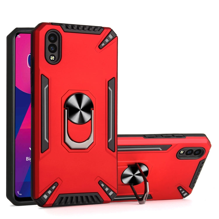 For vivo Y93 PC + TPU Protective Case with 360 Degrees Rotatable Ring Holder