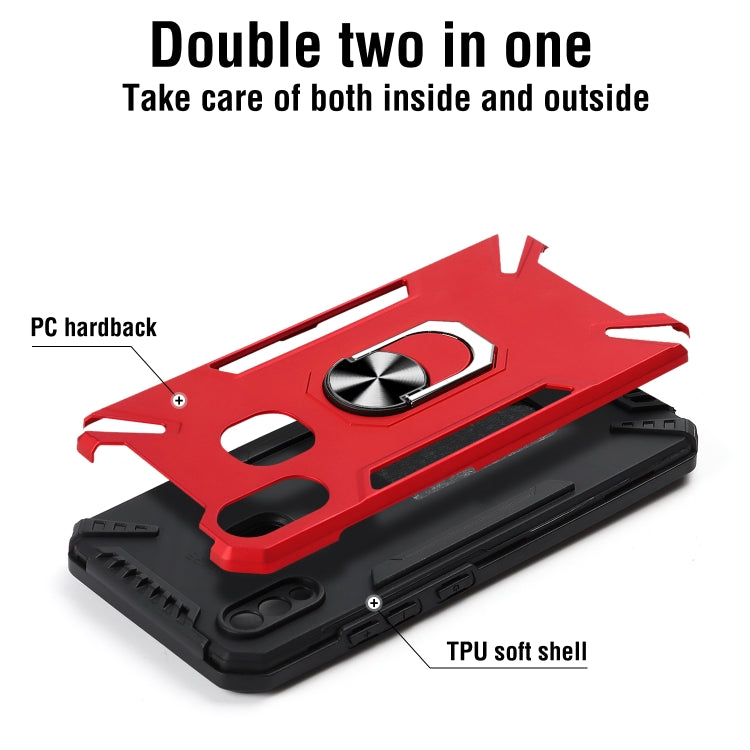 For vivo Y95 / U1 PC + TPU Protective Case with 360 Degrees Rotatable Ring Holder