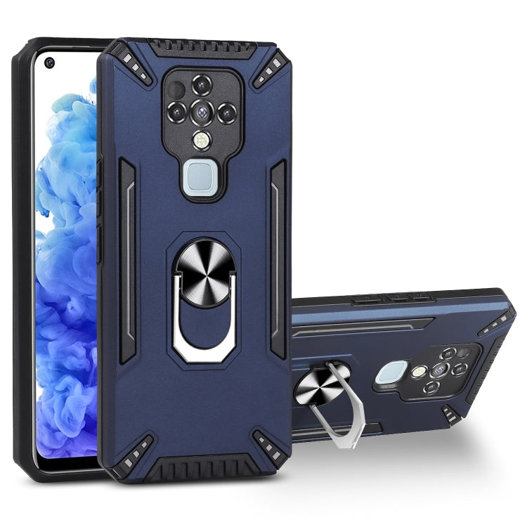 For Tecno Camon 16 PC + TPU Protective Case with 360 Degrees Rotatable Ring Holder