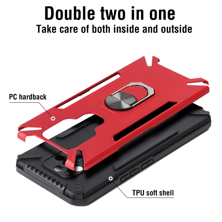 For Tecno Camon 16 PC + TPU Protective Case with 360 Degrees Rotatable Ring Holder