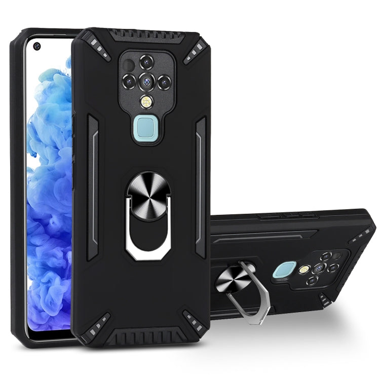 For Tecno Camon 16 PC + TPU Protective Case with 360 Degrees Rotatable Ring Holder