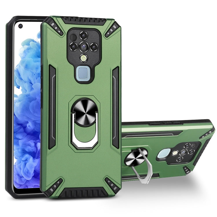 For Tecno Camon 16 PC + TPU Protective Case with 360 Degrees Rotatable Ring Holder