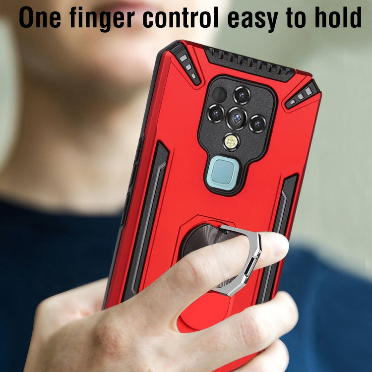 For Tecno Camon 16 PC + TPU Protective Case with 360 Degrees Rotatable Ring Holder