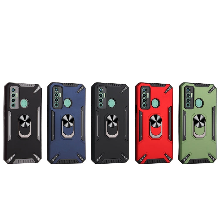 For Tecno Camon 17 PC + TPU Protective Case with 360 Degrees Rotatable Ring Holder