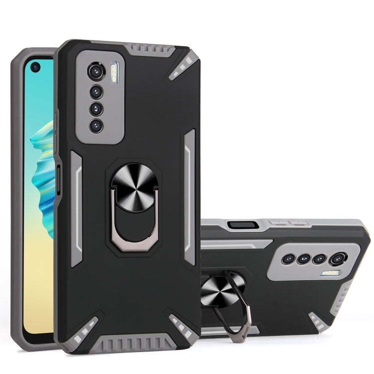 For Tecno Camon 17 Pro PC + TPU Protective Case with 360 Degrees Rotatable Ring Holder