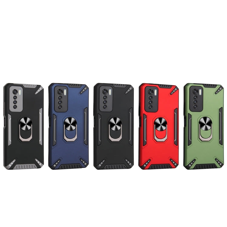 For Tecno Camon 17 Pro PC + TPU Protective Case with 360 Degrees Rotatable Ring Holder
