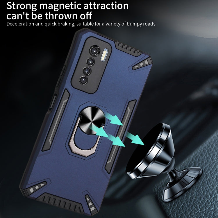 For Tecno Camon 17 Pro PC + TPU Protective Case with 360 Degrees Rotatable Ring Holder