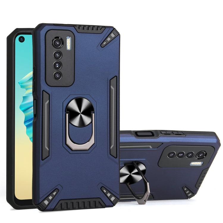 For Tecno Camon 17 Pro PC + TPU Protective Case with 360 Degrees Rotatable Ring Holder