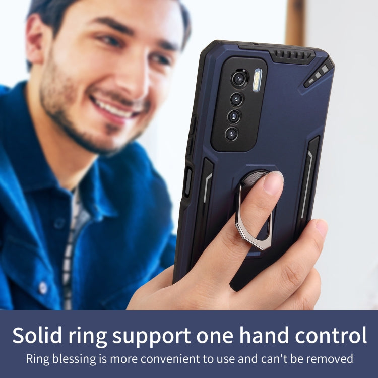 For Tecno Camon 17 Pro PC + TPU Protective Case with 360 Degrees Rotatable Ring Holder